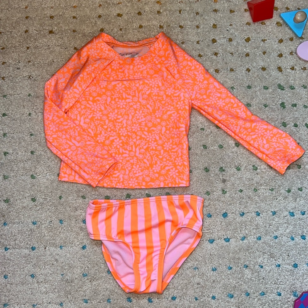 Cat & Jack two piece baby swim suit
